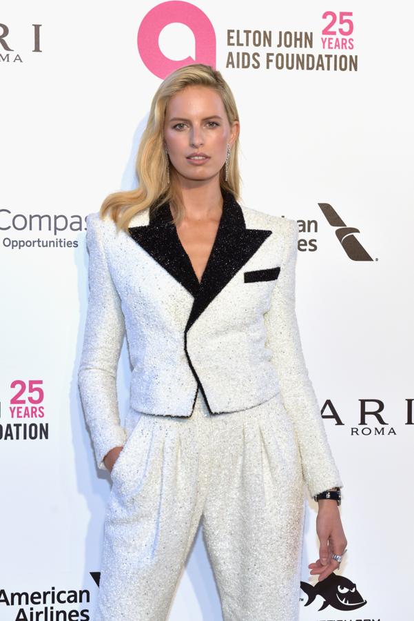 La alfombra roja de Elton John 2018: Karolina Kurkova