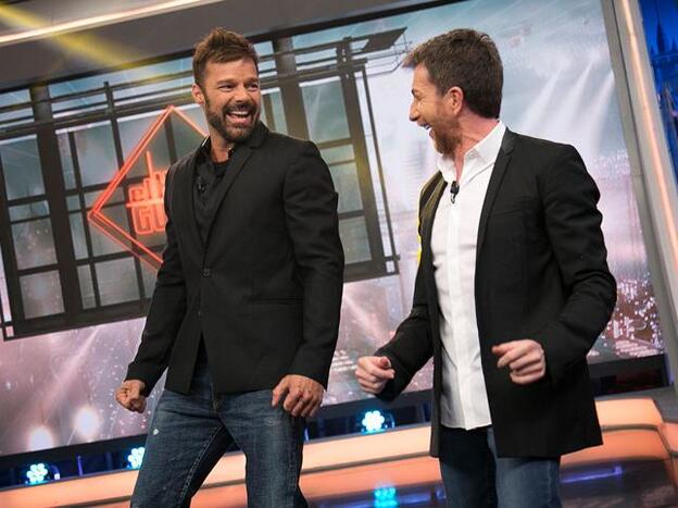 Ricky Martin en 'El Hormiguero'./Antena 3