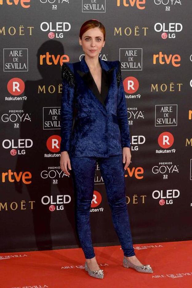 Leticia Dolera en una imagen de los pasados Premios Goya./getty images.