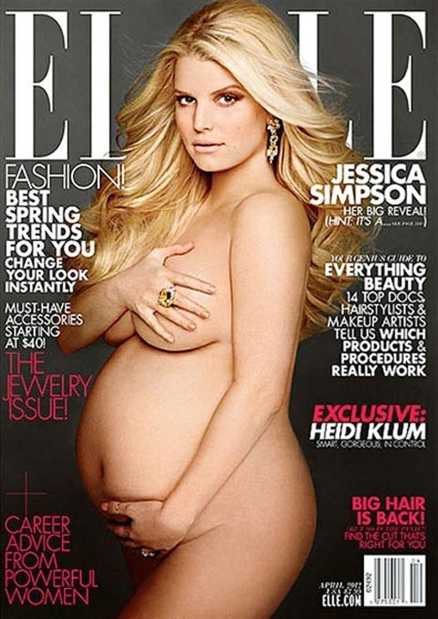 Jessica Simpson para 'Elle'.