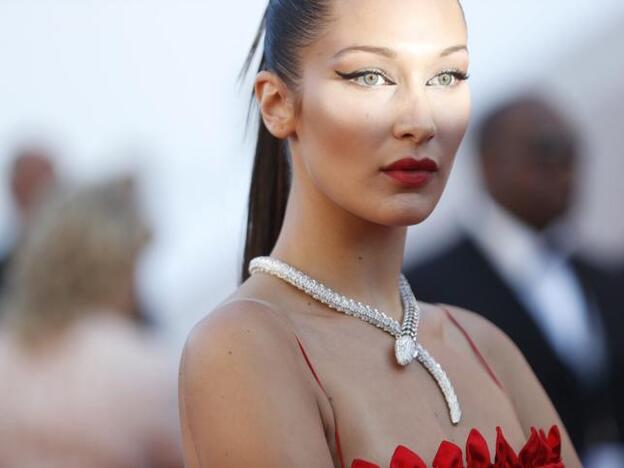 Bella Hadid y otras famosas con vestidos espectaculares en Cannes