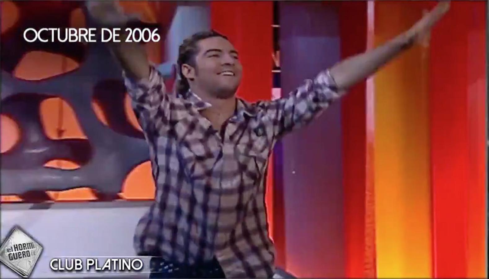 David Bisbal en 'El Hormiguero' en 2006