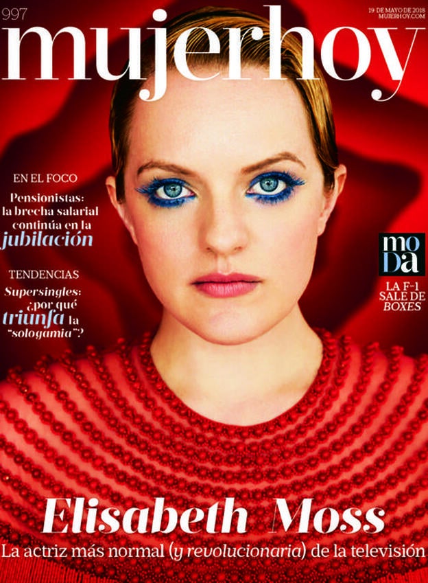 Elisabeth Moss, portada de nuestro nuevo número de la revista/Mujerhoy