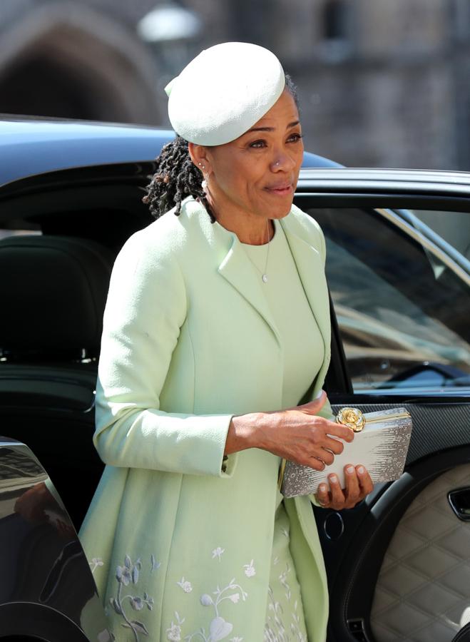 Las mejores vestidas de la boda de Meghan: Doria Ragland