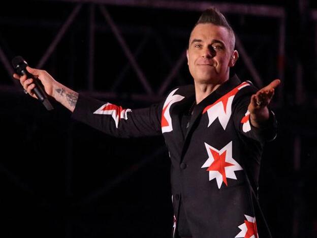 Robbie Williams se plantea representar a Reino Unido en 'Eurovisión 2019'./gtres.