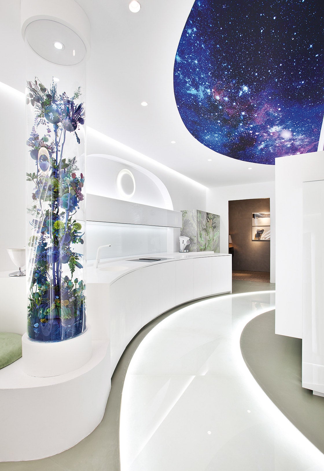 Ideas para decorar con flores: jardín escultura