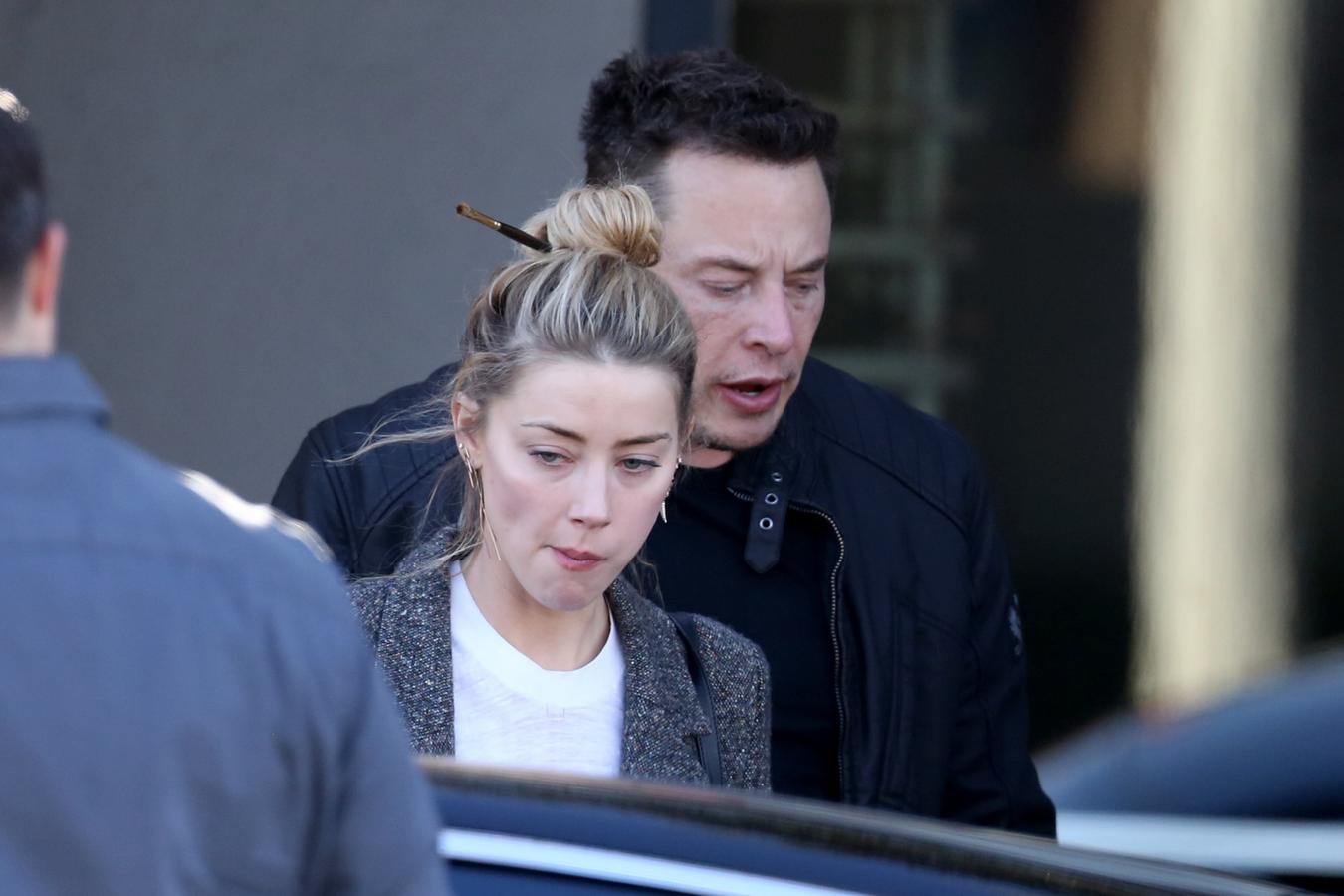 Amber Heard y Elon Musk