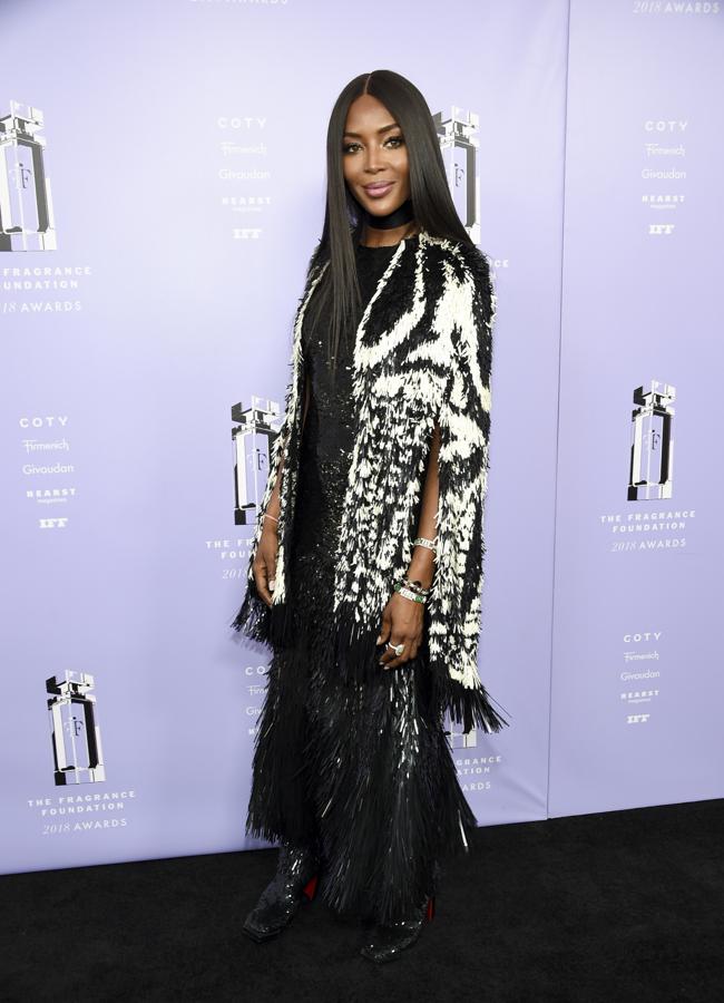 Naomi Campbell en los Fragrance Foundation Awards