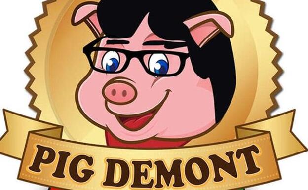 Carles Puigdemont denuncia a la empresa Pig Puidemont por vejación y ofensa.