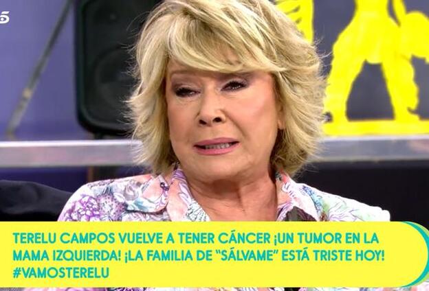 Mila Ximénez durante el programa de 'Sálvame'./Telecinco.es