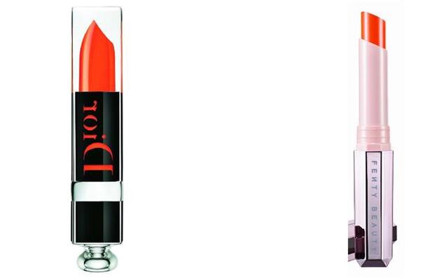 1. Dior Addict Lacquer Plump de Dior (37,50 €). 2. Mattemoiselle Fenty de Fenty Beauty (17,95 €). En Sephora