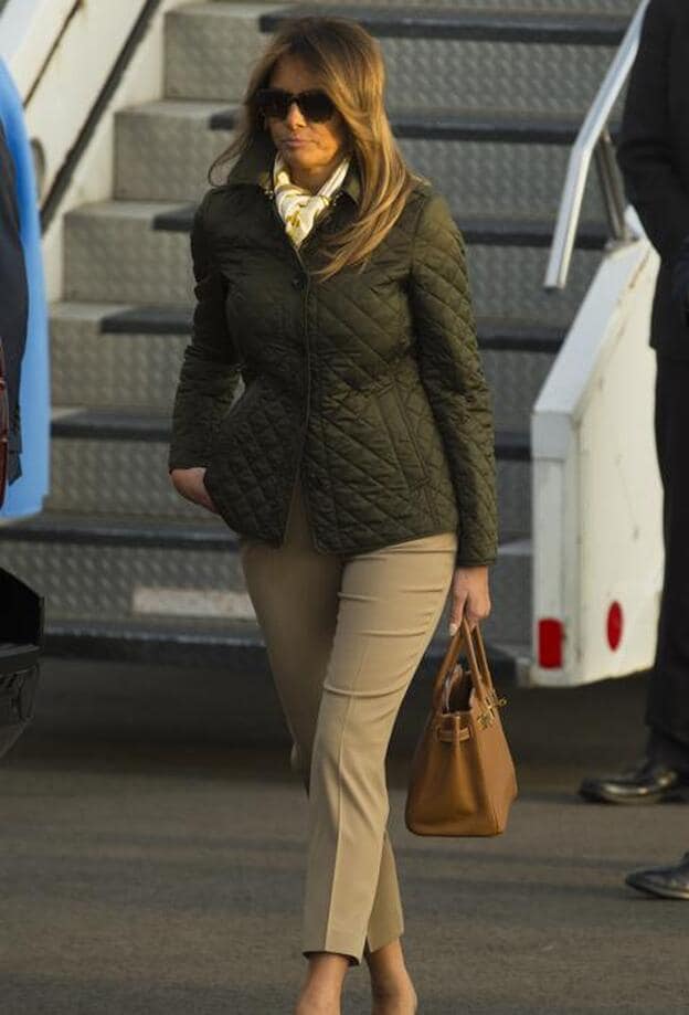 Melania Trump llega a Glasgow el pasado 13 de julio/GTRES
