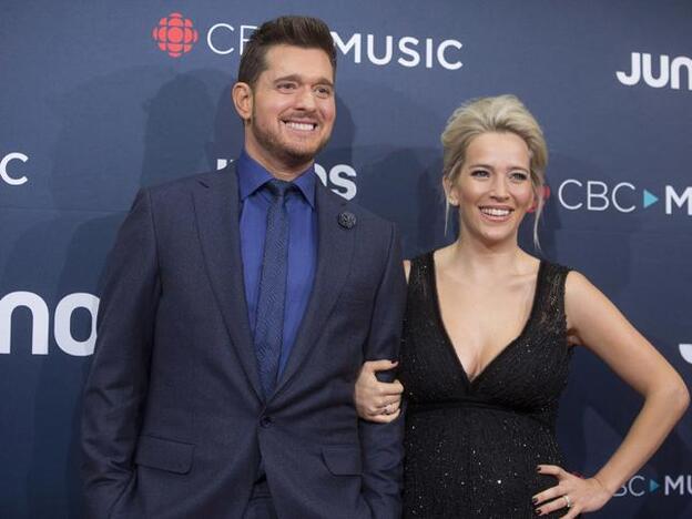 Michael Buble y Luisana Lopilato en los Premios Juno en 2018/GTRES