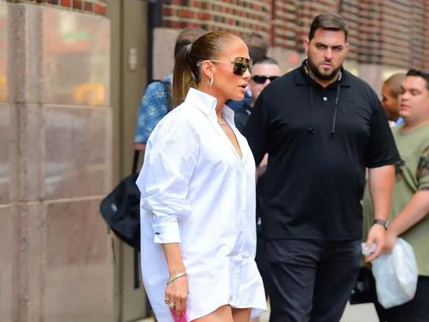 Así hemos visto a Jennifer Lopez en Nueva York./Gtresonline