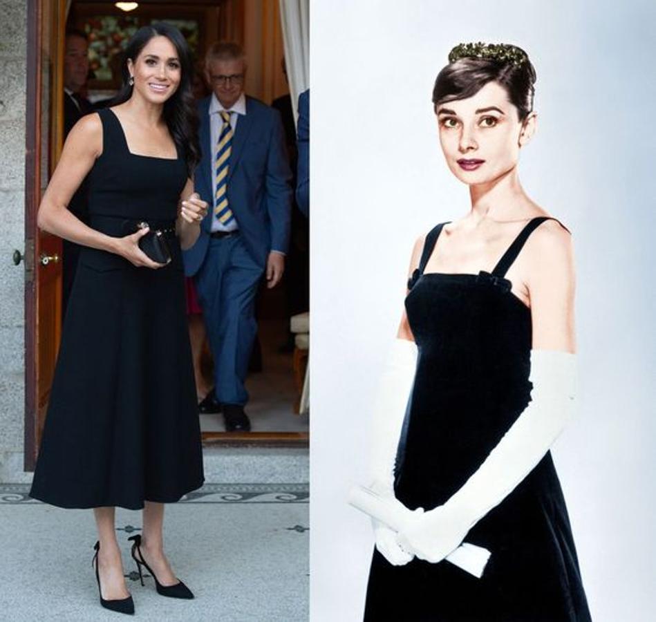 ¿Cuál de estas famosas se parece más a Audrey Hepburn? Meghan Markle