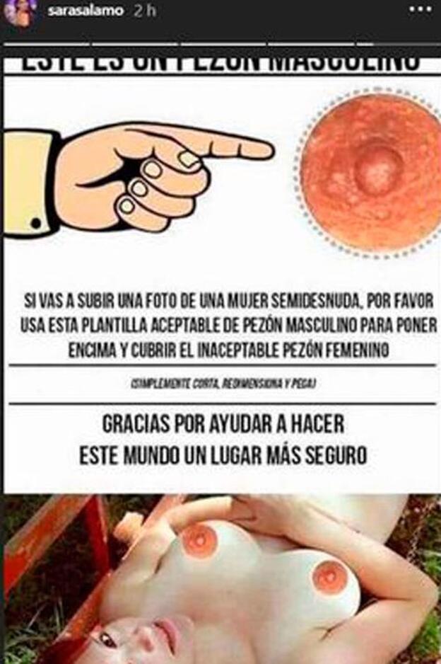 Esta es la sarcástica imagen colgada por Sálamo.