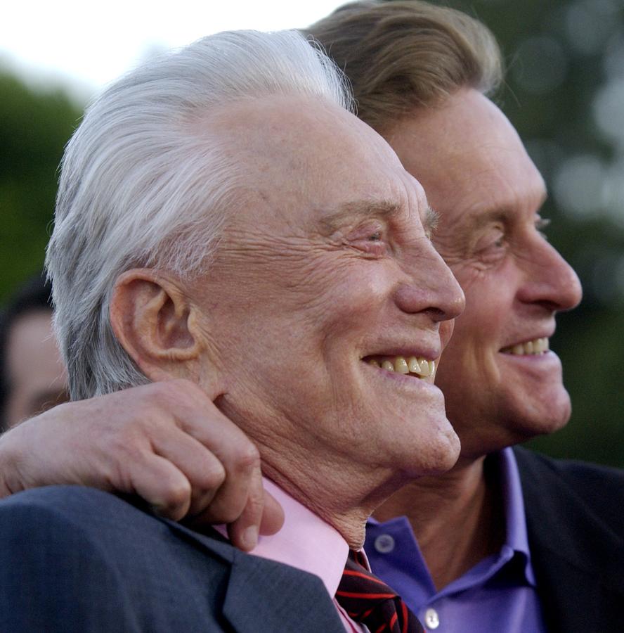 Kirk y Michael Douglas