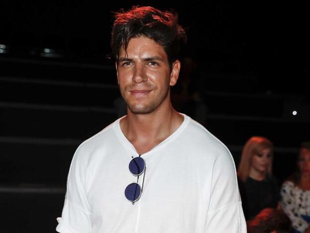 Diego Matamoros durante la 'Mercedes Benz Fashion Week Madrid'./Gtres