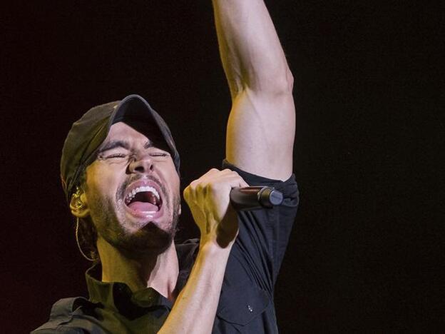 Enrique Iglesias durante un concierto en Nueva York en junio./gtres.