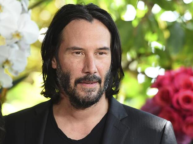 Keanu Reeves en la promoción de la película 'Destination wedding'./gtres.