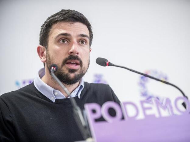 Ramón Espinar, de Podemos, anuncia que será padre dentro de un mes./gtres.