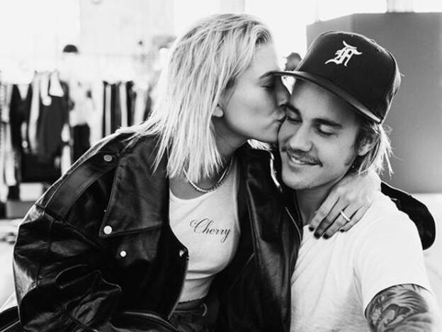 La imagen con la que Justin Bieber ha confirmado su compromiso./Instagram