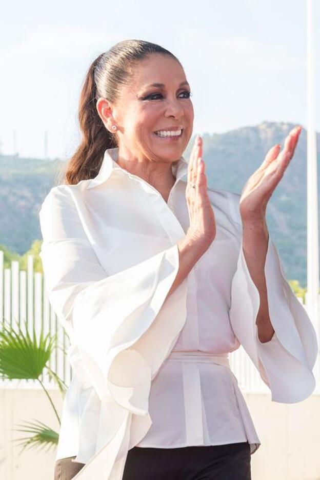 Isabel Pantoja durante el evento celebrado en Valencia el pasado viernes./cordon press.