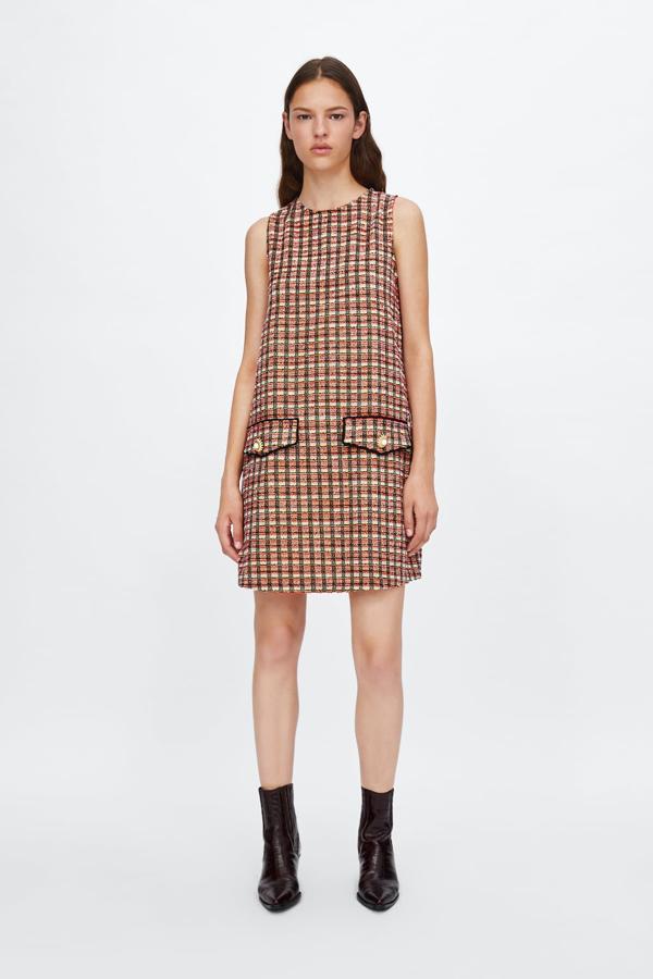 Vestido tweed: