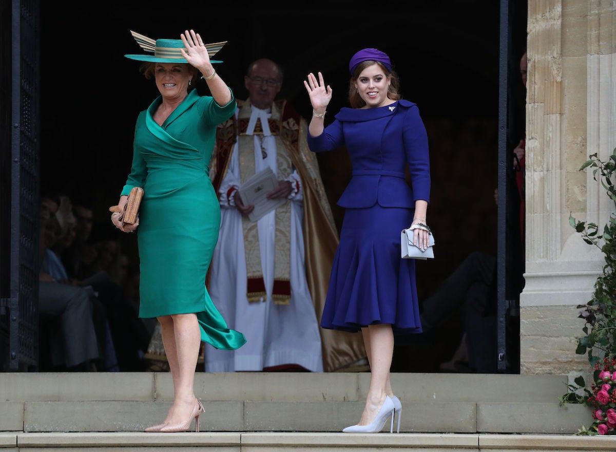 Sarah Ferguson y la Princesa Beatriz de York