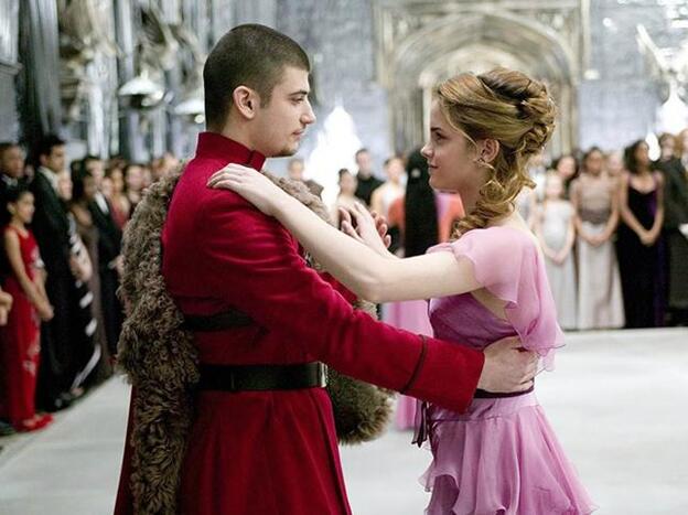 Hermione, un nombre no apto para todos los públicos, con Viktor Krum.