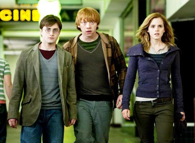 Harry, Ron y Hermione, la magia del triángulo amoroso