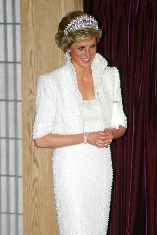 Lady Di, con la tiara Lover's Knot