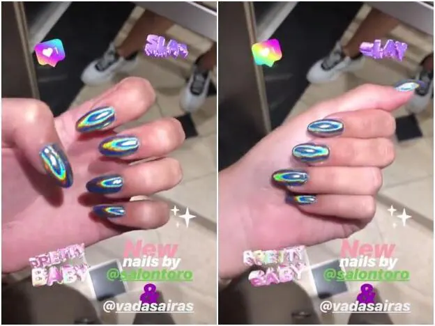 Las nuevas uñas de Laura Escanes.
