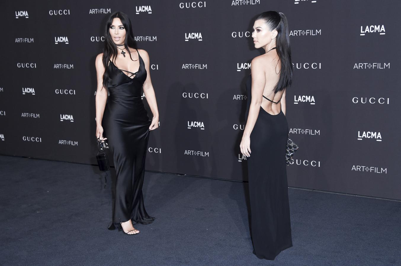 Los looks de Kim y Kourtney Kardashian en la Gala LACMA