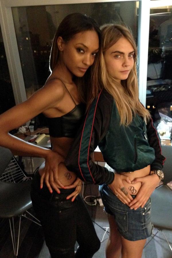 Cara Delevingne y Jourdan Dunn