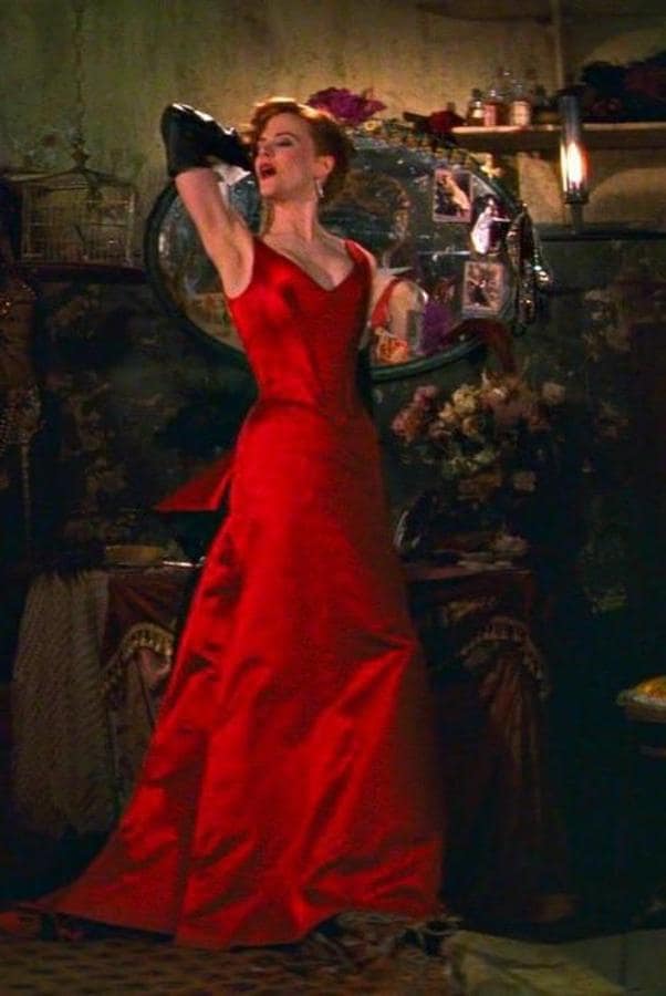Nicole Kidman en “Moulin Rouge”
