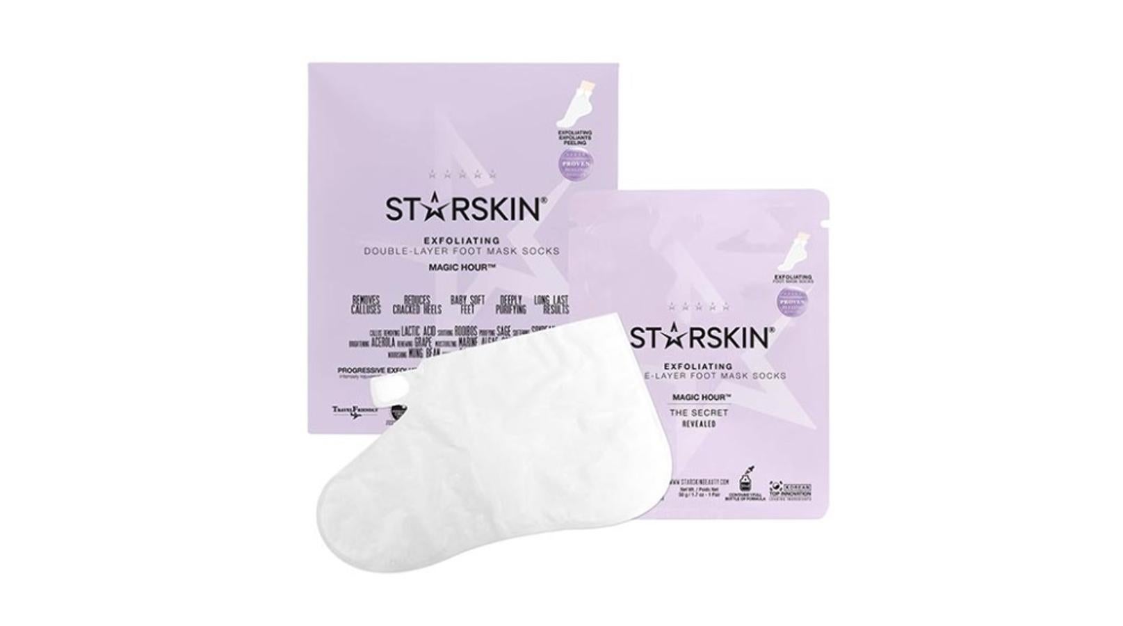 Magic Hour Exfoliating Double-Layer Foot Mask Socks de Starskin