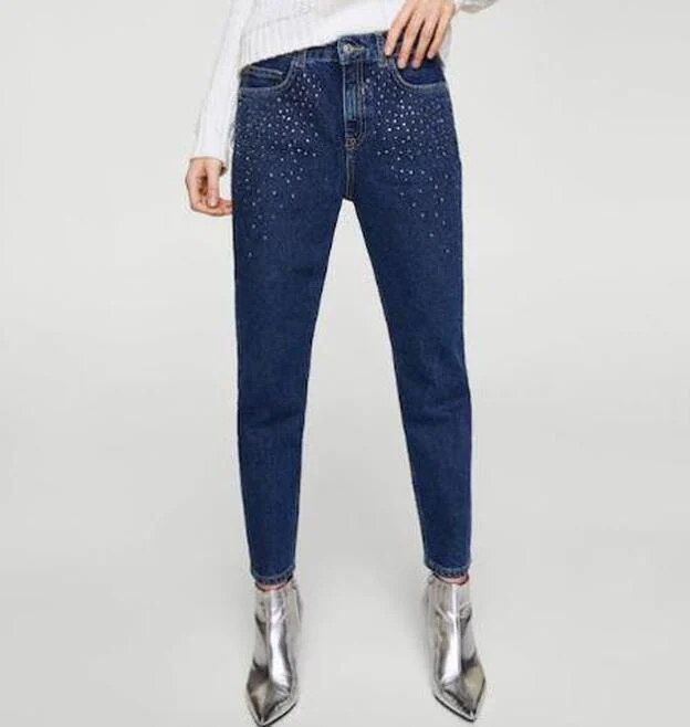 Jeans strass cristales (14,99 euros)
