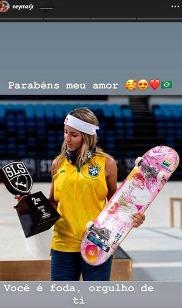 Leticia Bufoni es la nueva pareja del futbolista Neymar.