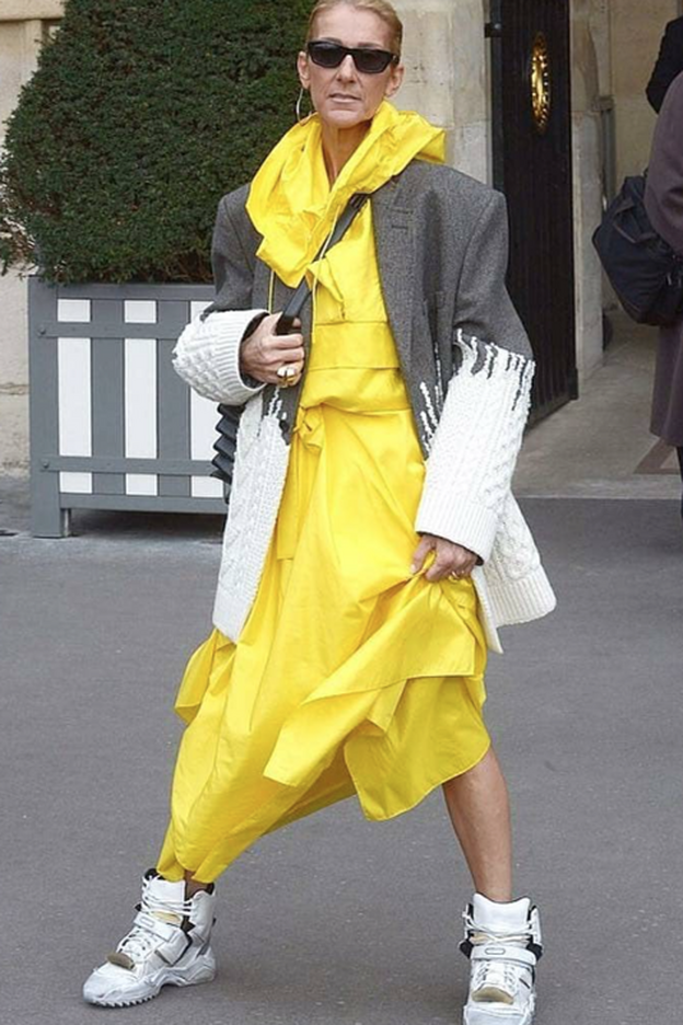 Un look "oversize" de Maison Margiela.