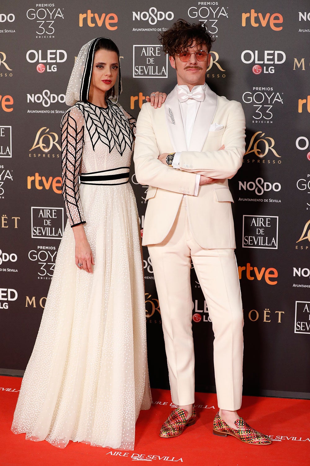 Premios Goya 2019, parejas en la alfombra roja