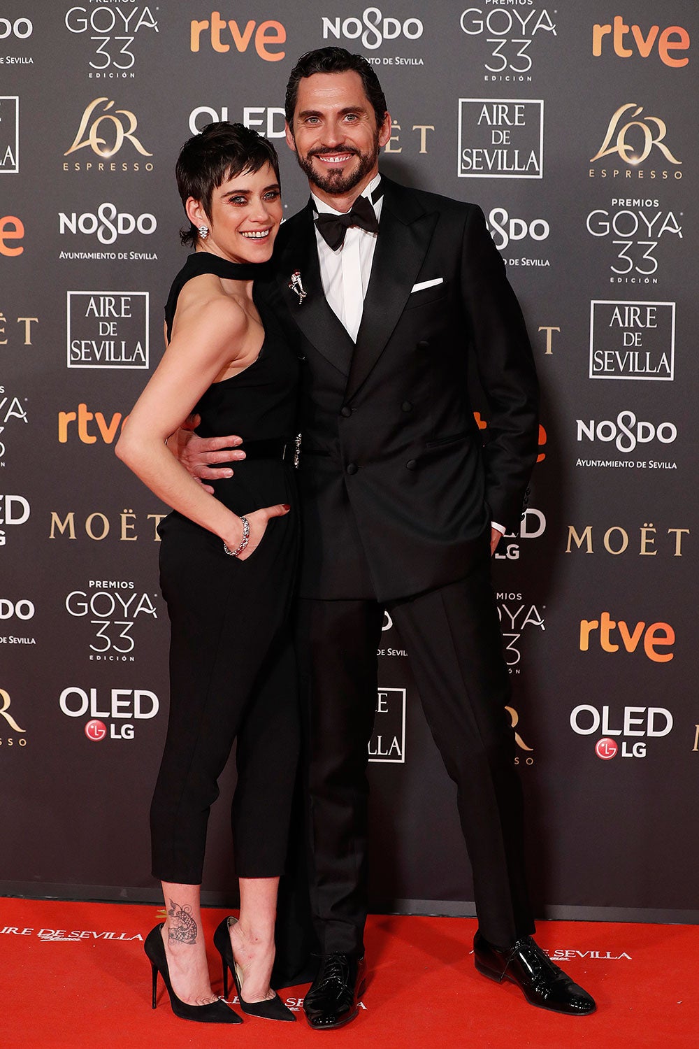 Premios Goya 2019, parejas en la alfombra roja