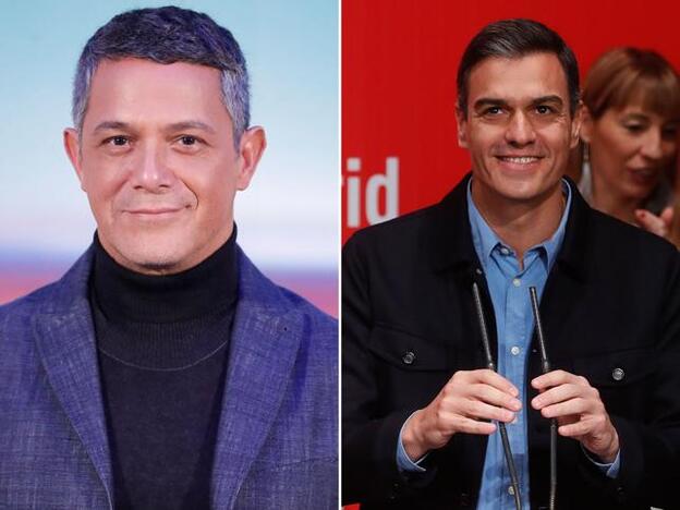 Alejandro Sanz y Pedro Sánchez, tienen algo en común./gtres.