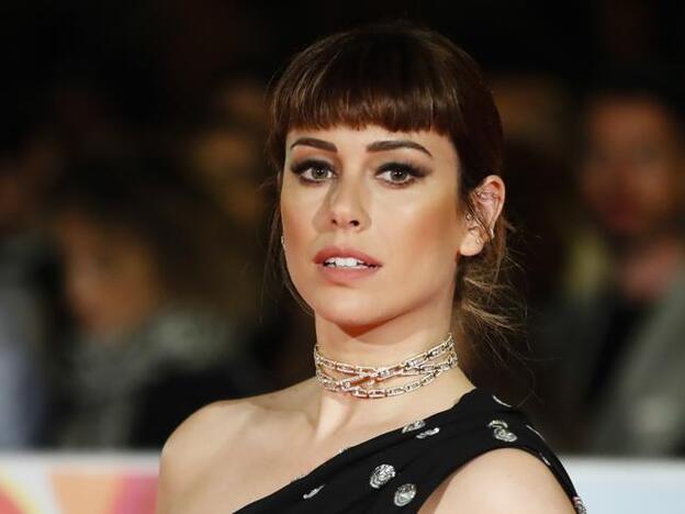 Blanca Suárez con flequillo en el Festival de Málaga.