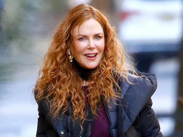 Melena rizada y de color pelirrojo. Así es el nuevo look de Nicole Kidman.