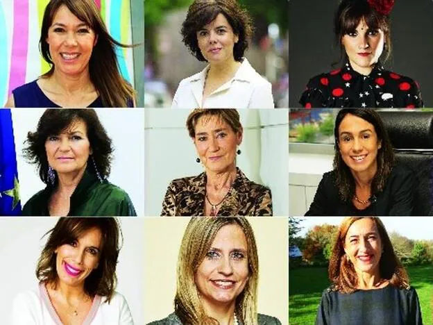 Algunas de las ponentes españolas que participan en el Santander WomenNow Summit de Madrid./d.r.