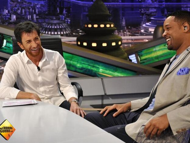 Pablo Motos junto a Will Smith durante una de las visitas de este último a 'El Hormiguero'. Pincha sobre la foto para ver los desnudos de los famosos en Instagram./flickr.