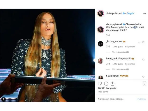 El animal printa hair de Jennifer Lopez es el look de pelo más impactante de su último videoclip.