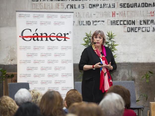 Leonor Prieto, directora científica de La Roche-Posay durante el Taller "Cancer Beauty Care"