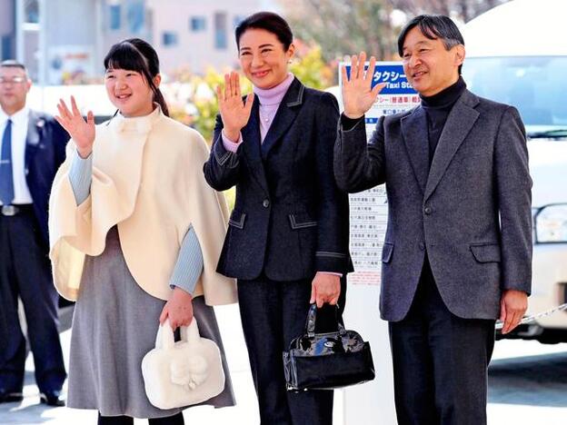 Masako y Naruhito de Japón con su hija, la princesa Aiko./Gtres.